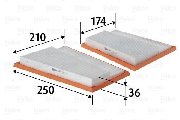 Filtre à air VALEO ref. 585430